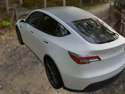High-quality Tesla Model Y 2021 3D model