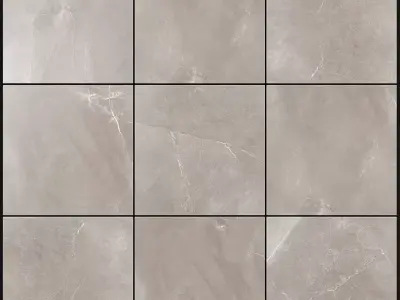 Yurtbay Seramik Classic Pulpis Grey 300x300 Set 4 3D model