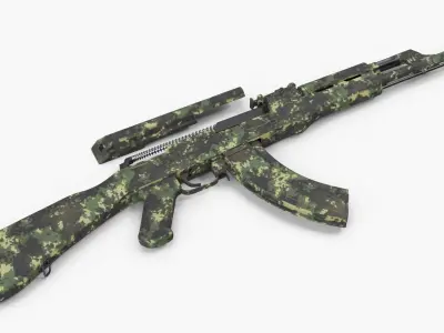  AK 47 Assembled Camouflage 
