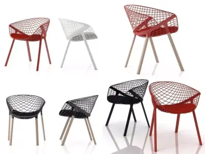 Kobi wire chair 3D model