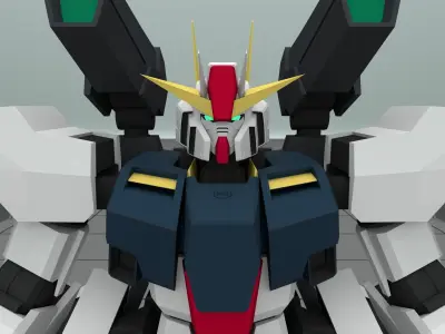 GN-008 Seravee Gundam 3D model
