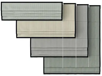Roman Curtains 166 Backhausen Imola 3D model