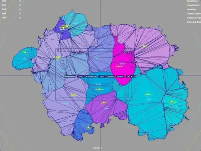 Eskisehir  Central Anatolia Region  Turkey map region geography 3D model