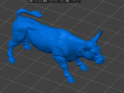 Wall Street Bull  3D print model