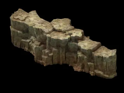 Snow White - precipice 05 3D model