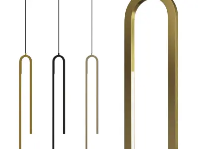 WIKI chandelier  Low-poly 3D model