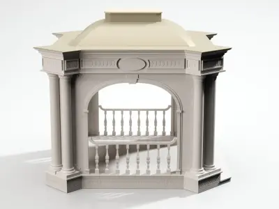 Pavilion gazebo 3D model