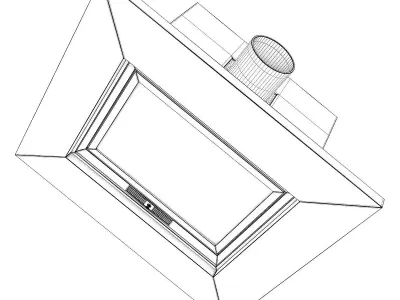 Wall Fireplace 3 3D model