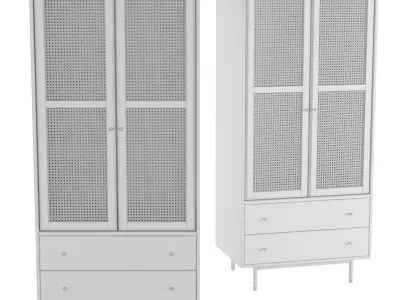 Homary-Nordic Green Closet 3D model