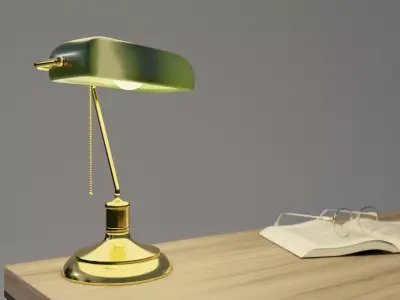 Varying Desk Lamps Free 3D model