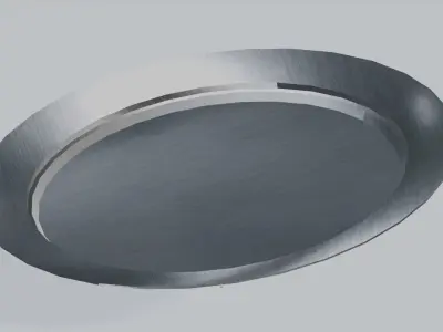 Silver Plate Free 3D model