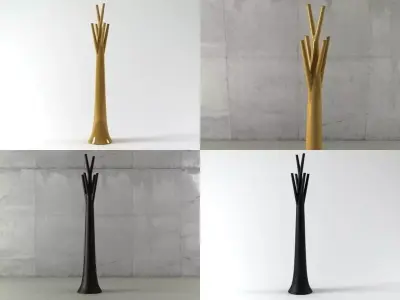 Tree coat rack 3D model