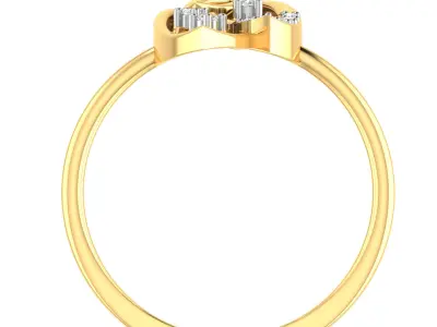 Light weight ring earrings pendant set 3dm stl 4 renders model  3D print model