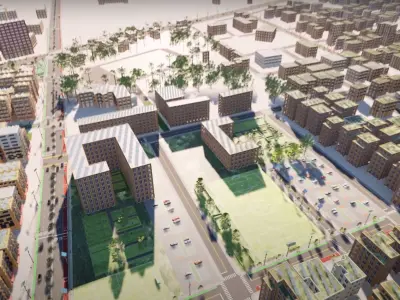 Suluq Libya Digital Twin of Smart City Low-poly 3D model