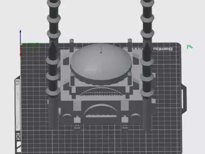  selimiye mosque 3D print model