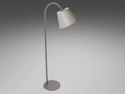 Floor Lamp Low-poly 3D model 32