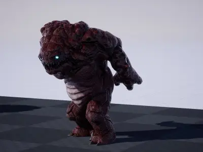 Creature Low-poly 3D model