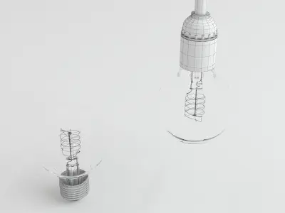 Bulb light 5 3D model