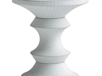 Eames Turned Stool Shape A 3D model