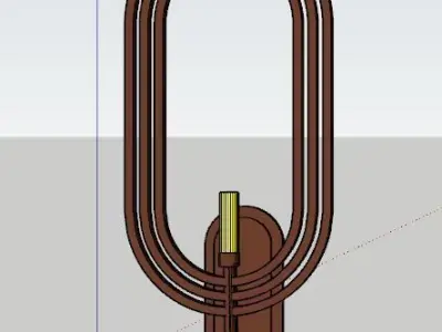 Wall lighting In an expensive style 3D model