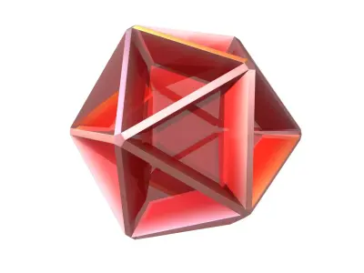 Abstract Shape v10 008 Low-poly 3D model