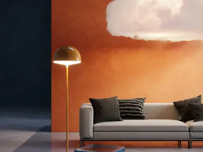 Atmos room interior scene 3D model