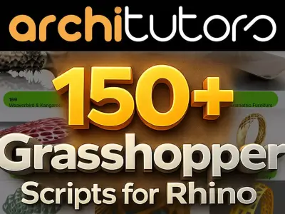150 Parametric Scripts for Rhino Grasshopper 3D model 3D model