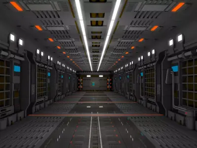 Sci Fi Interior  3D model