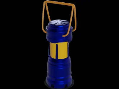 Camping Camping Lantern Low-poly 3D model