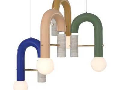 Pamono Utu Soulful Lighting Pyppe Single Ii 3D model