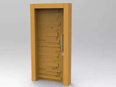 Sapa Door Low-poly 3D model