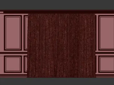 Curtain Set 325 3D model