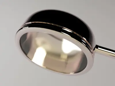 Modern Floor Lamp 3D model 2