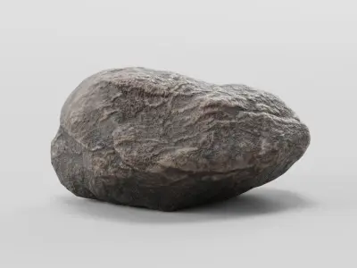 Stone Collection - Low-Poly Boulders Low-poly 3D model