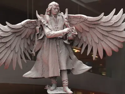 Fallen Angel Lucifer Modern  3D model