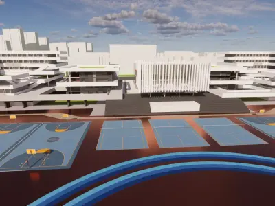 University School-C5 3D model