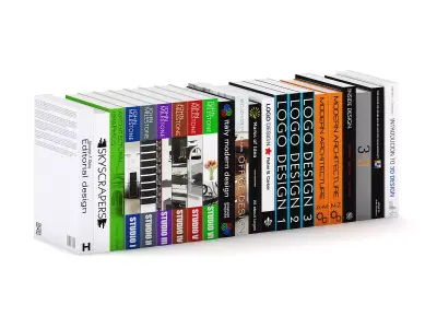 Architecture and Design Books 2 3D model