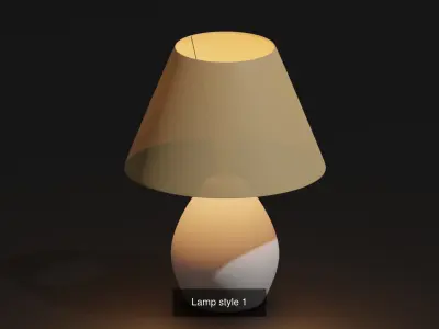 Lamp collection 3D Model Pack