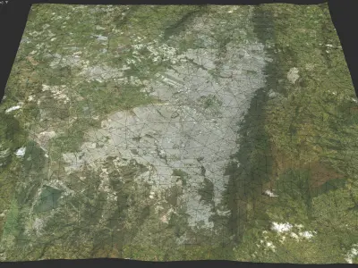 Bogota Low-poly 3D model