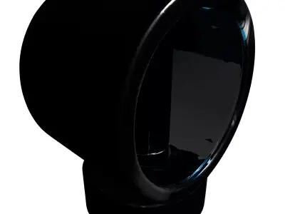 Futuristic Energy Core Lamp Low-poly 3D model