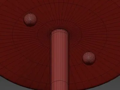 Modern Ronell Chandelier 3D model