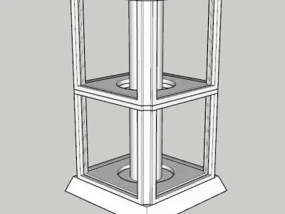 ROTATING LITHOPHANE LAMP 3D print model