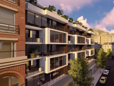 Residential Building - incl Architectural Plans 3D model