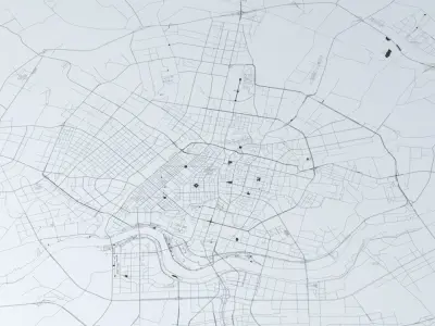 Shenyang Road Network and Streets 3D model