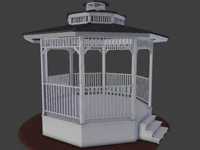 Gazebo 3D model 4