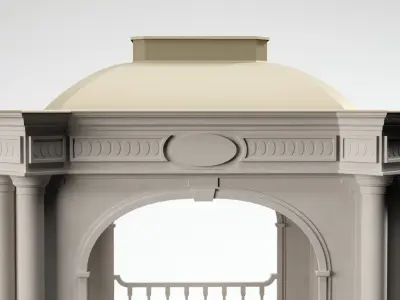 Pavilion gazebo 3D model