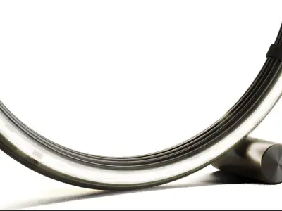 AROMAS Elli CCT LED 107cm floor lamp dimmable Low-poly 3D model