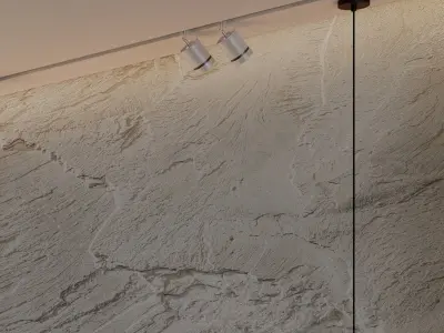 Minimalist Bedroom Scene 3D model