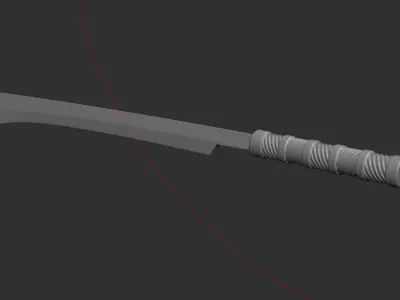 katana 3D print model  3D print model