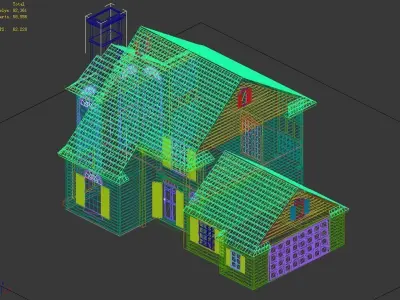 Heterogeneous - Building - Building B Building 07 3D model
